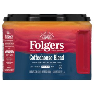 Folgers Coffeehouse Blend Ground Coffee Medium Dark Roast