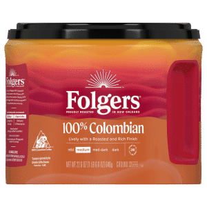 Folgers 100% Colombian Coffee Medium Roast Ground