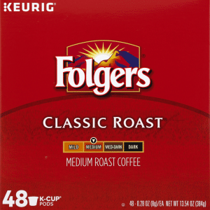 Folgers Classic Medium Roast Coffee K-Cup Pods