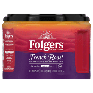 Folgers French Roast Medium Dark Roast Ground Coffee