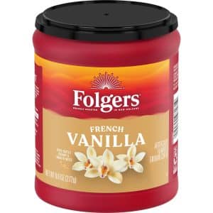 Folgers French Vanilla Artificially Flavored Ground Coffee