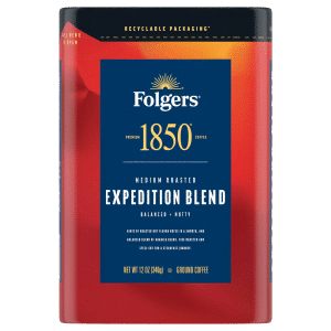Folgers 1850 Medium Roasted Expedition Blend Ground Coffee