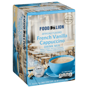 Food Lion French Vanilla Cappuccino Drink Mix