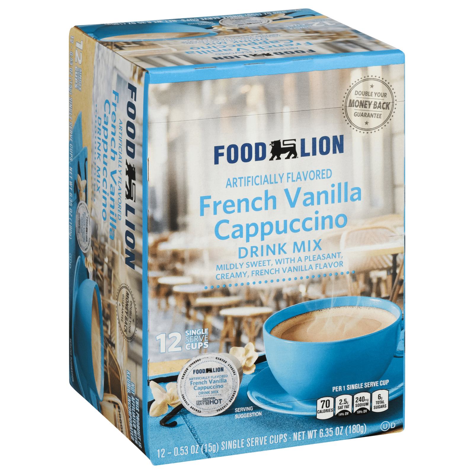 Food Lion French Vanilla Cappuccino Drink Mix