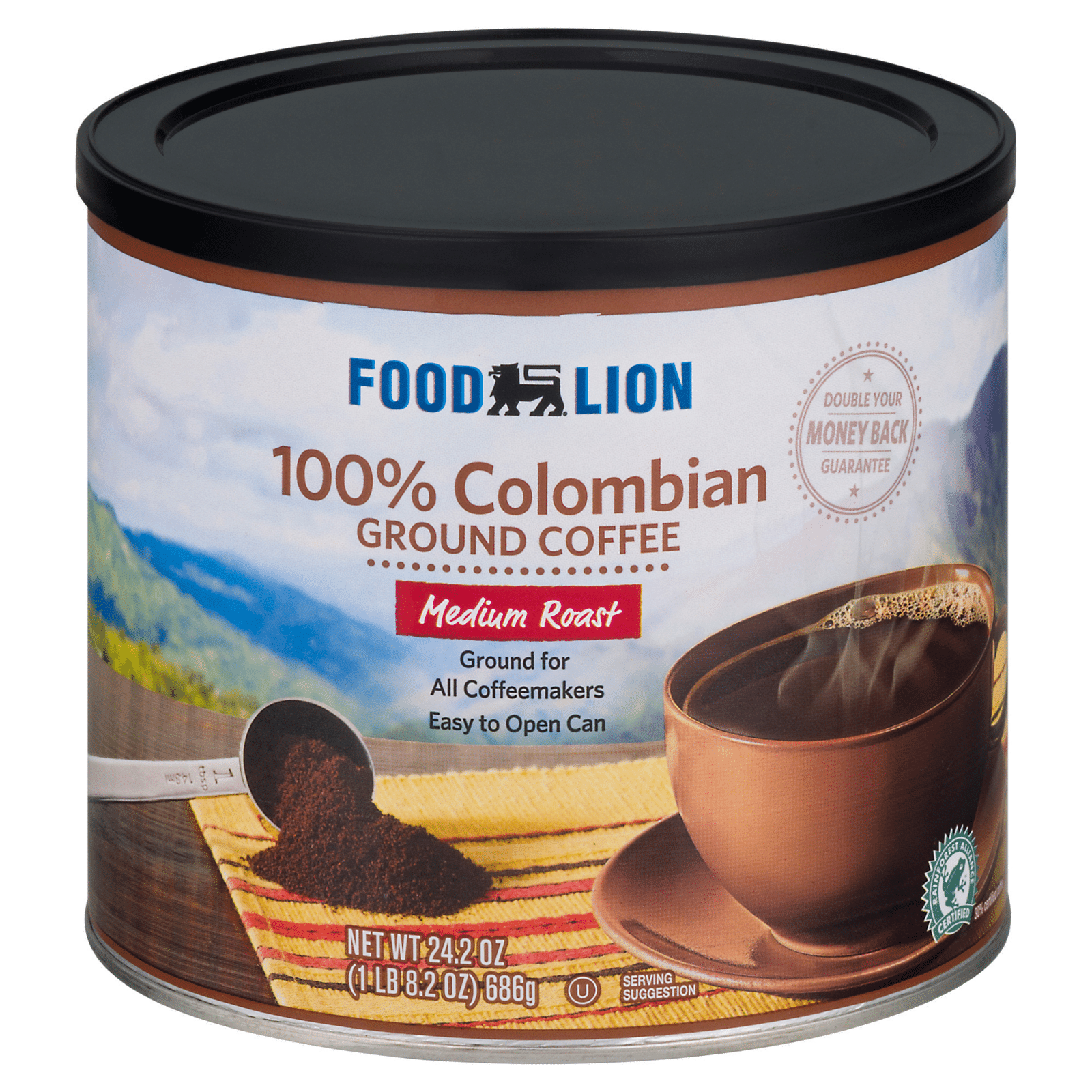 Food Lion 100% Colombian Medium Roast Ground Coffee
