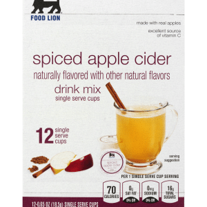 Food Lion Spiced Apple Cider Single Serve Cups