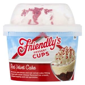 Friendly's Dessert Cups Red Velvet Cake