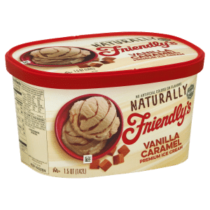 Friendly's Naturally Premium Ice Cream Vanilla Caramel