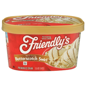 Friendly's Premium Ice Cream Butterscotch Swirl