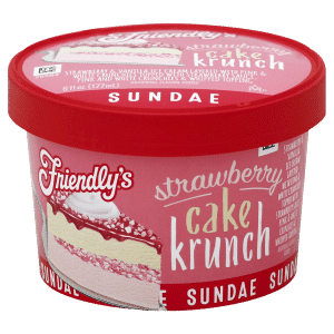 Friendly's Ice Cream Sundae Strawberry Cake Krunch