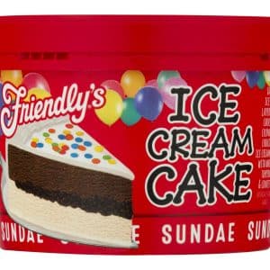 Friendly's Ice Cream Sundae Ice Cream Cake