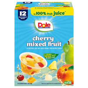 Dole Mixed Fruit in 100% Fruit Juice Cherry