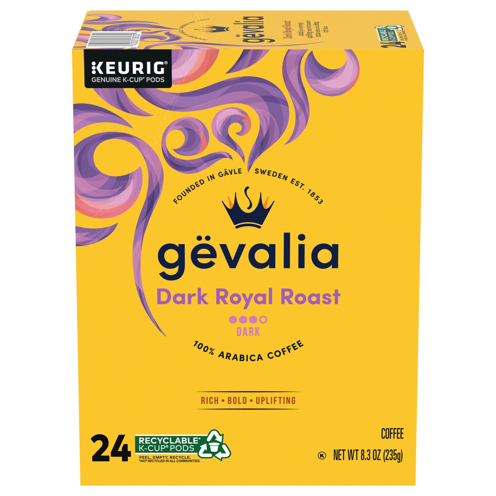 Gevalia K-Cup Pods Dark Royal Roast