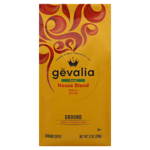 Gevalia House Blend Ground Decaf Coffee, Decaffeinated