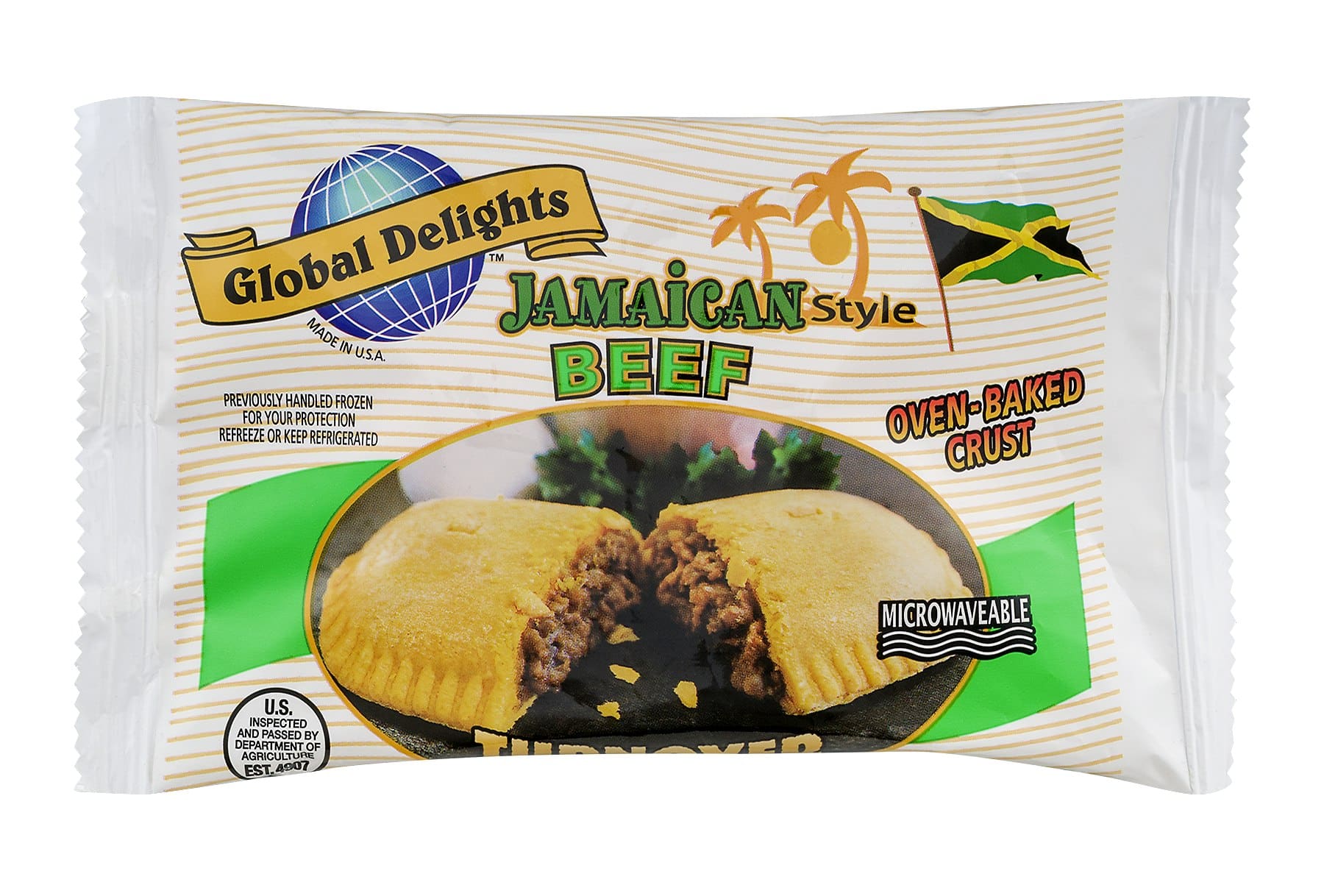 Global Delights Jamaican Style Beef Turnover