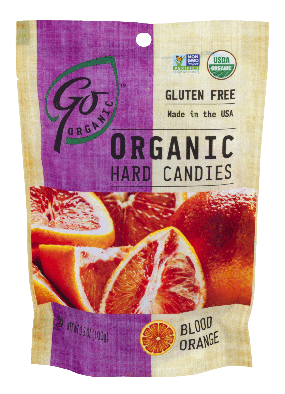 Go Organic Hard Candies Blood Orange