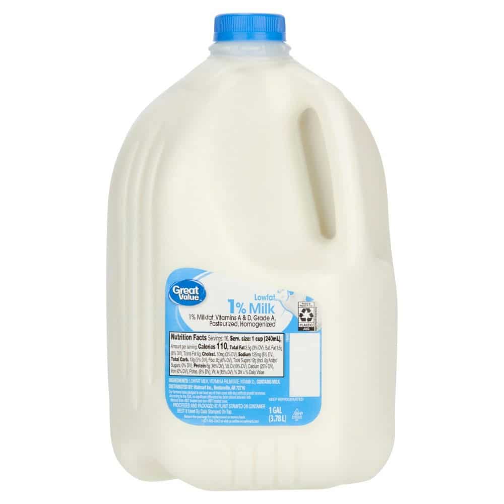 Great Value 1% Lowfat Milk