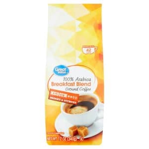 Great Value 100% Arabica Breakfast Blend Medium Ground Coffee