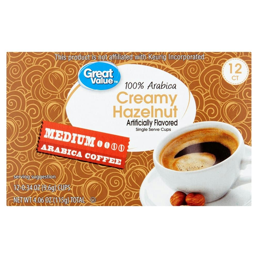 Great Value 100% Arabica Creamy Hazelnut Medium Arabica Coffee