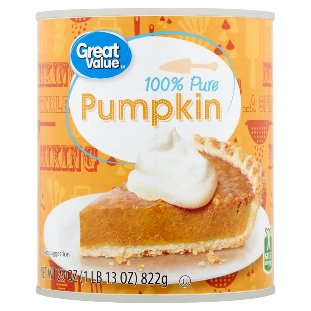 Great Value 100% Pure Pumpkin