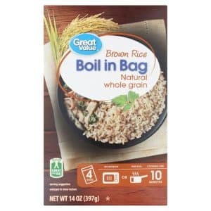 Great Value Boil in Bag Brown Rice