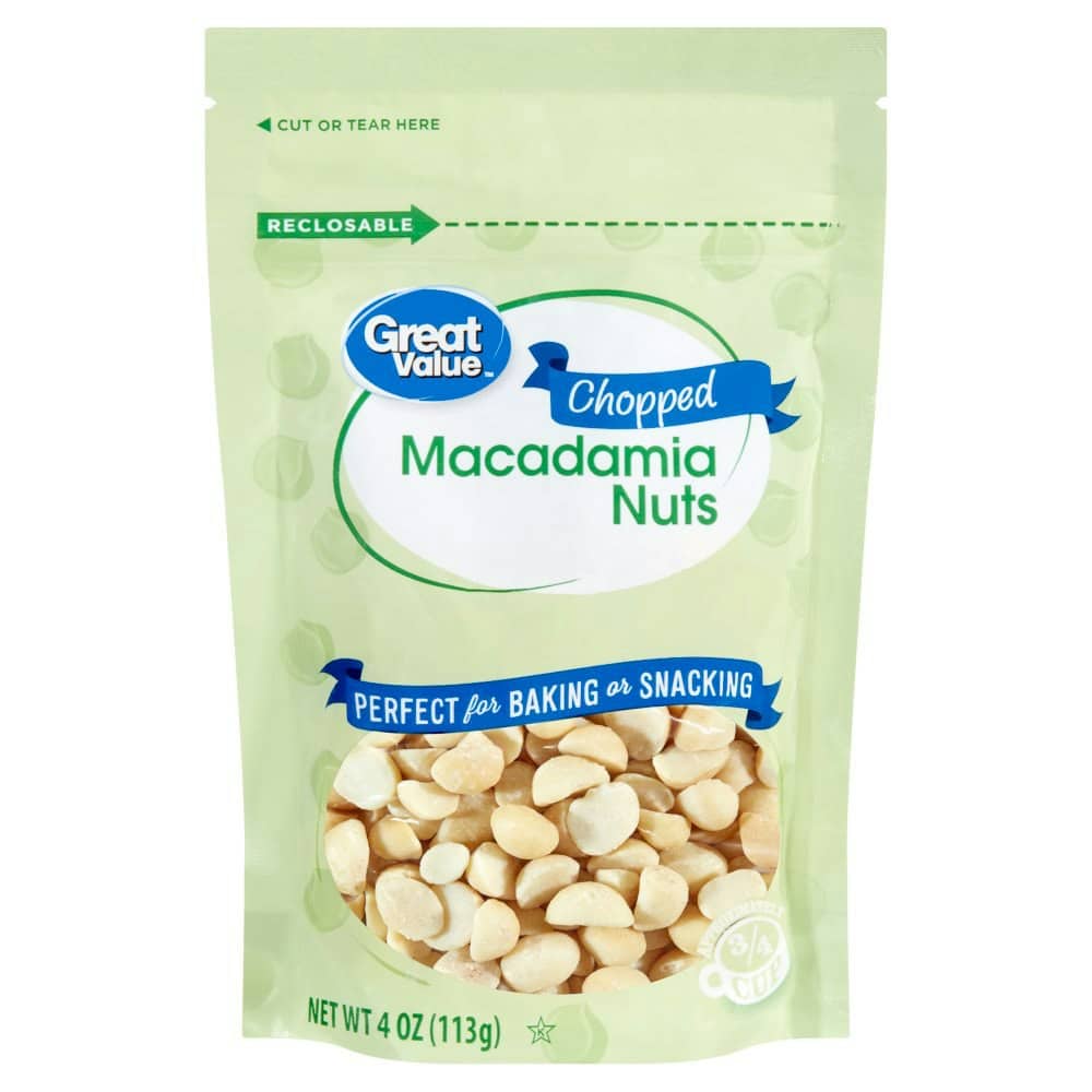Great Value Chopped MacAdamia Nuts