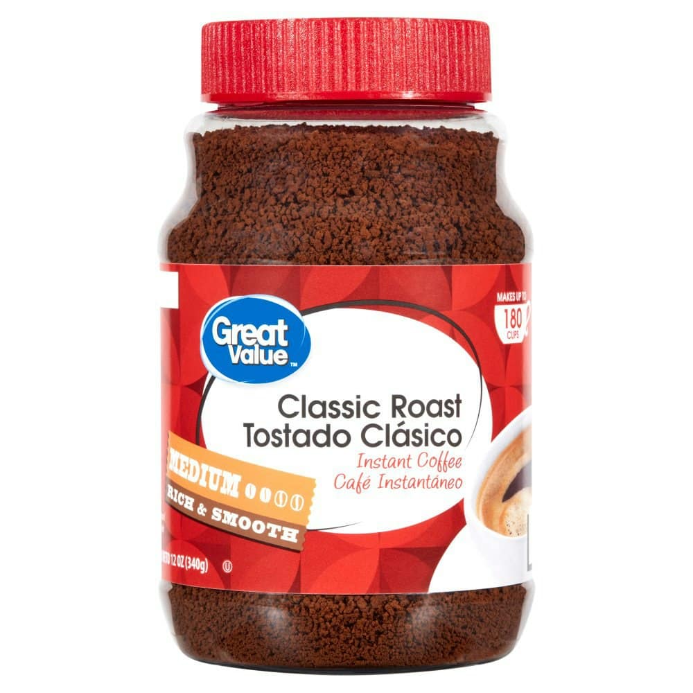 Great Value Medium Classic Roast Instant Coffee
