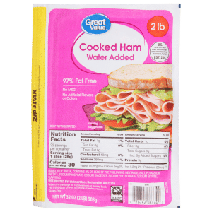 Great Value Cooked Ham
