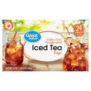 Great Value Gallon Sized Decaffeinated Iced Tea Bags