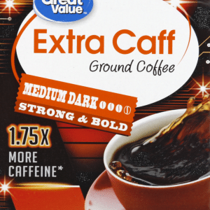 Great Value Extra Caff Ground Coffee Pods 12 Each