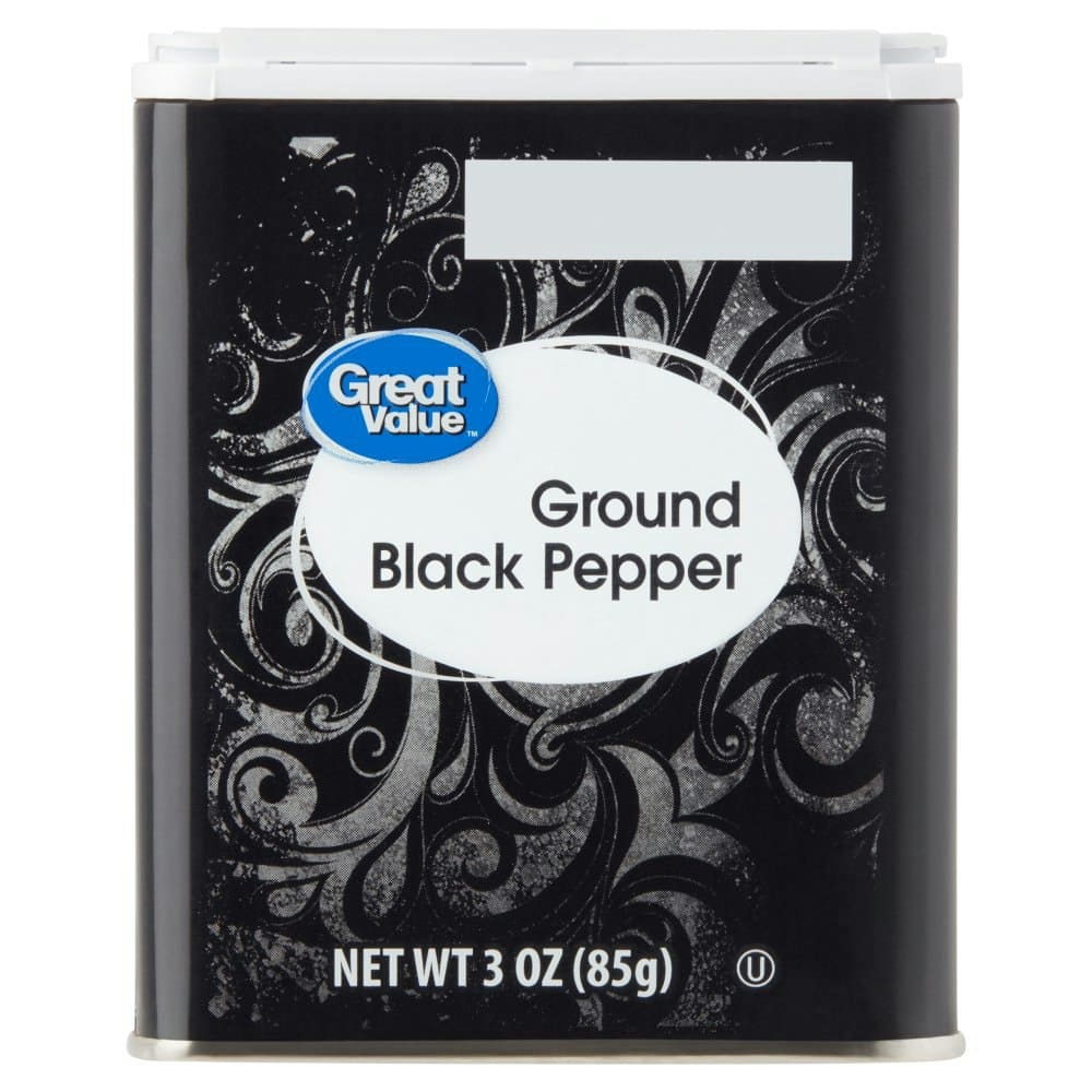 Great Value Ground Black Pepper
