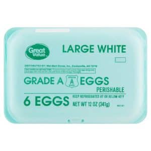 Great Value Grade A Large Eggs