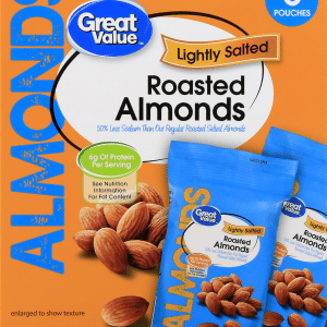 Great Value Lightly Salted Roasted Almonds