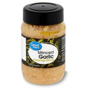 Great Value Minced Garlic in Extra Virgin Olive Oil