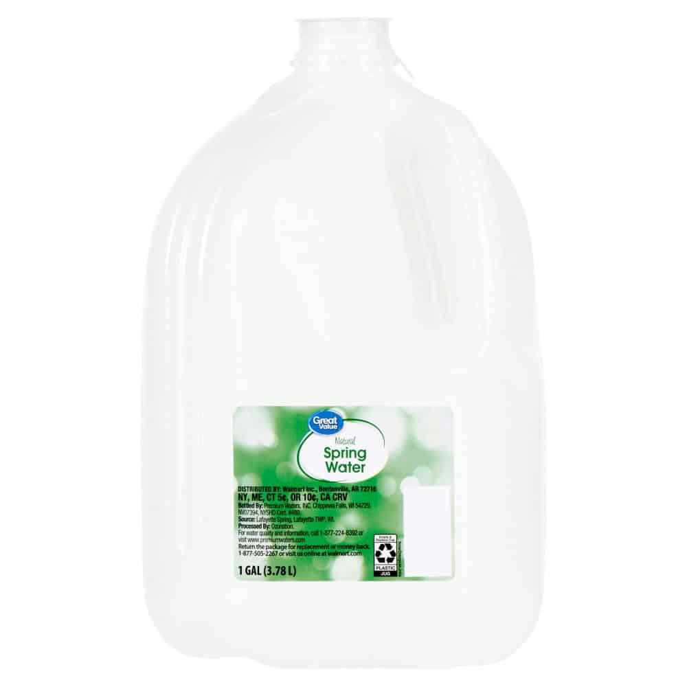 Great Value Natural Spring Water