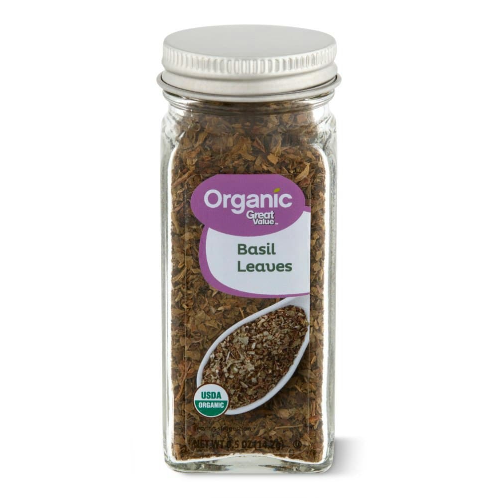 Great Value Organic Basil Leaves