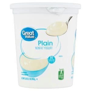 Great Value Plain Nonfat Yogurt