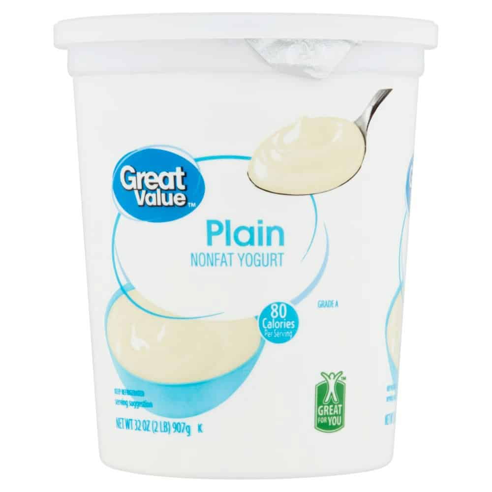 Great Value Plain Nonfat Yogurt