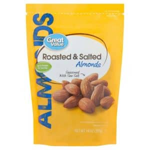 Great Value Roasted & Salted Almonds