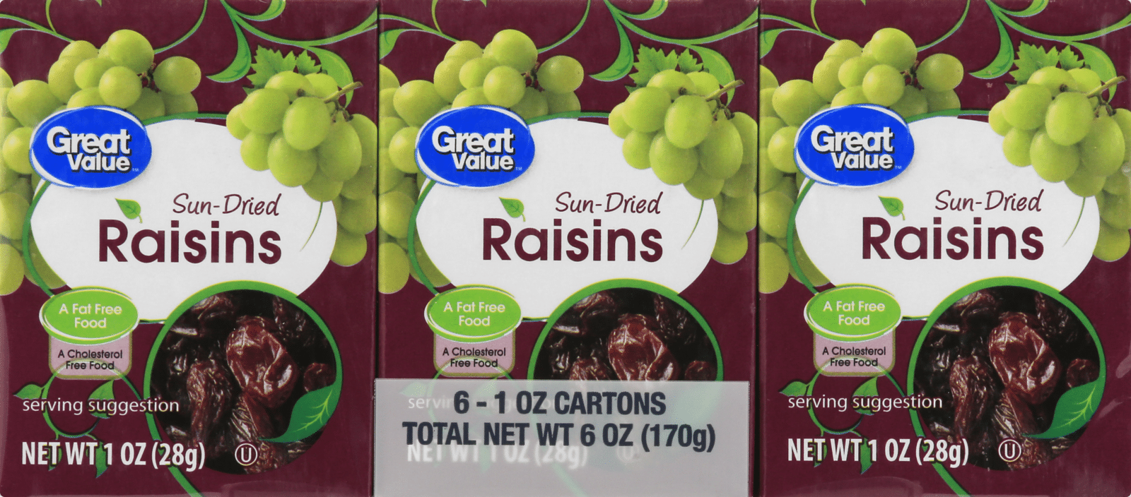 Great Value Sun-Dried Raisins
