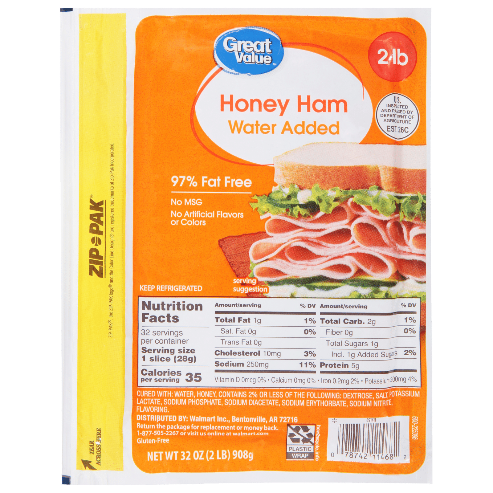 Great Value Honey Ham