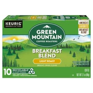 Green Mountain Coffee Roasters Breakfast Blend Light Roast Coffee K-Cup Pods
