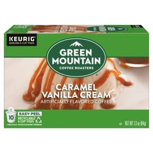 Green Mountain Coffee Roasters Caramel Vanilla Cream Coffee K-Cup Pods