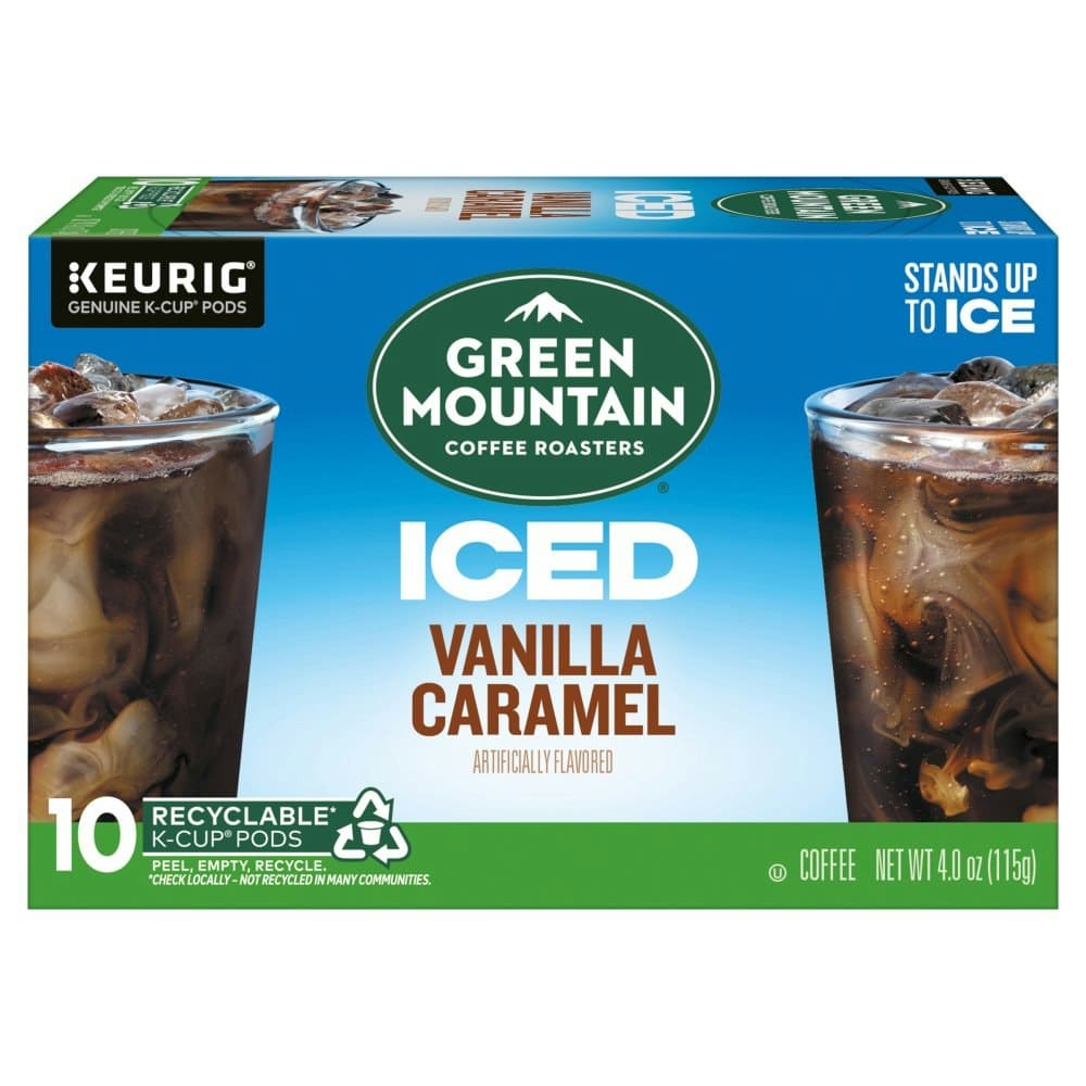 Green Mountain Coffee Roasters Iced Vanilla Caramel Coffee K-Cup Pods