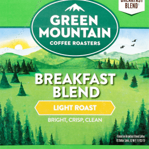 Green Mountain K-Cup Pods Light Roast Breakfast Blend Coffee