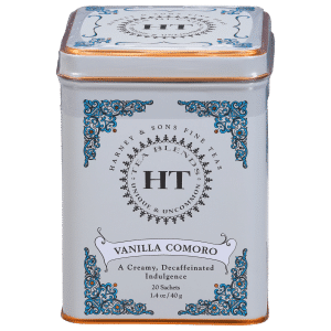 Harney & Sons Black Vanilla Comoro Tea Sachets Decaffeinated