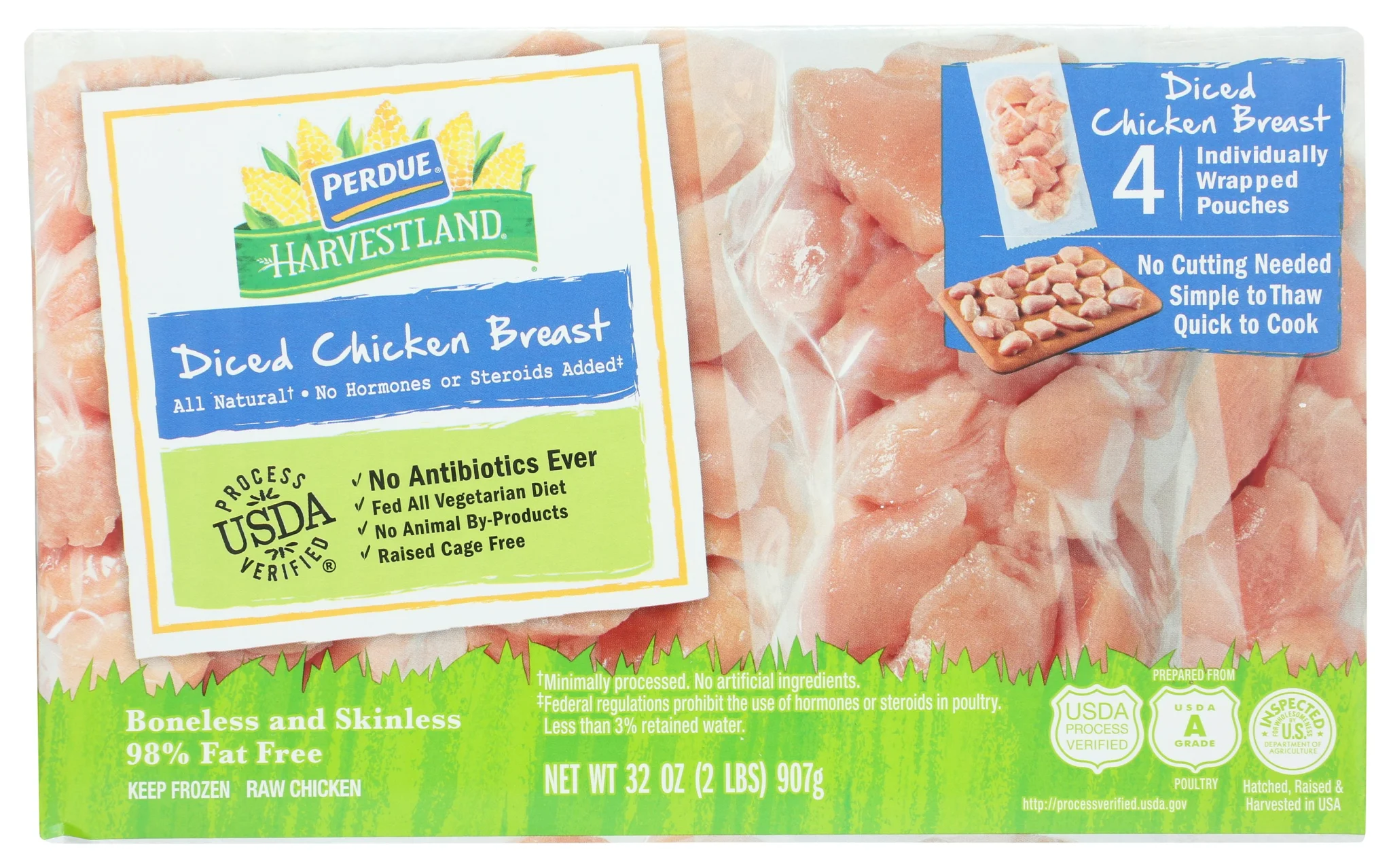Perdue Harvestland Diced Chicken Breasts