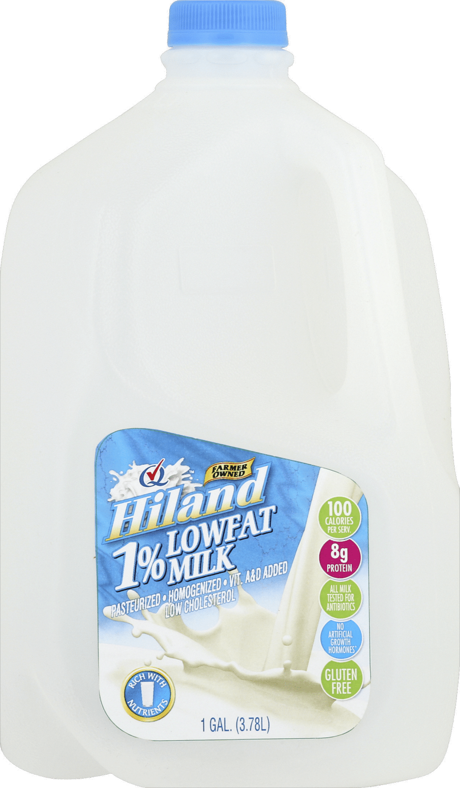 Hiland Milk 1 Gl Milk, Lowfat, 1% Milkfat