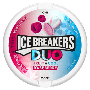 Ice Breakers Duo Fruit + Cool Mints Raspberry