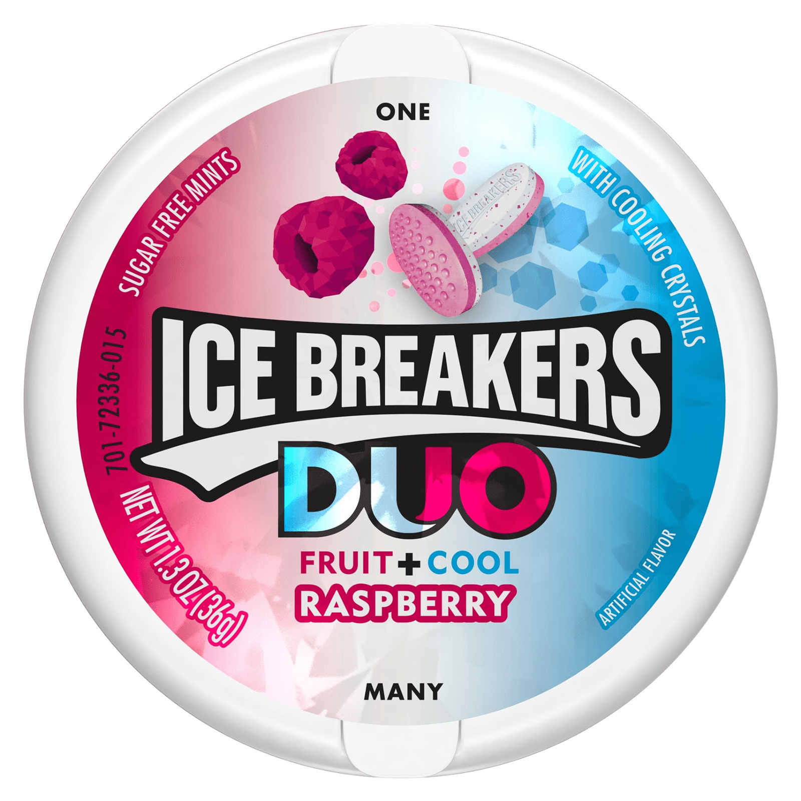Ice Breakers Duo Fruit + Cool Mints Raspberry